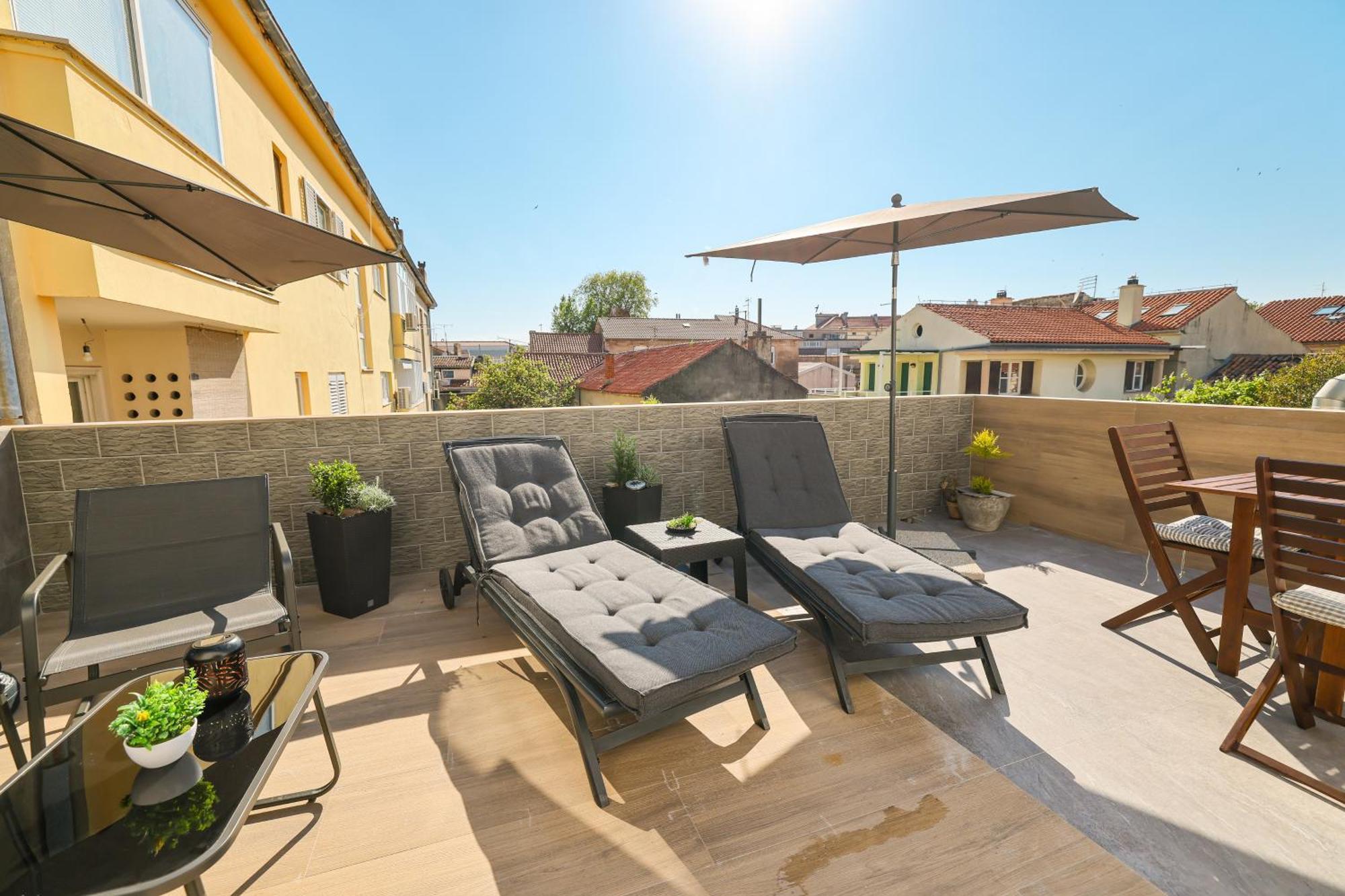 Sanchi-Bossa Residence Zadar Bagian luar foto